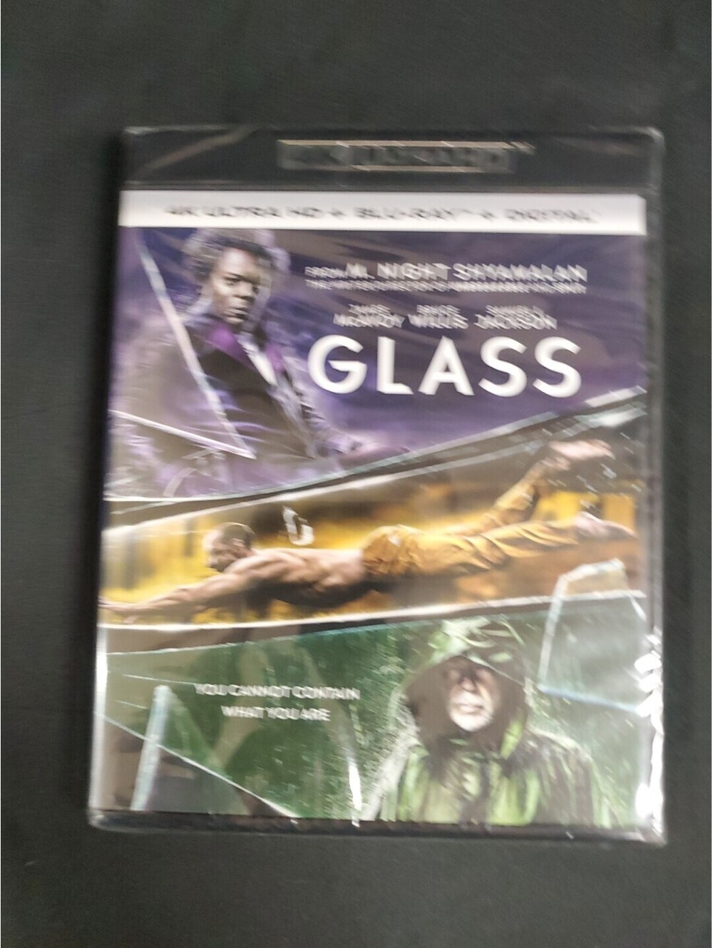Glass (Ultra HD + BLU-RAY + DIGITAL, 2019) NEW Sealed